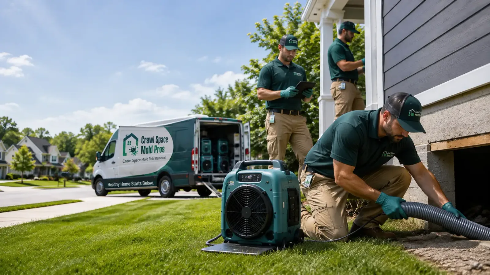 Crawl Space Mold Removal in Bellwood, IL